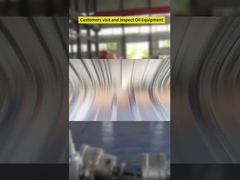 顧客はオイル機器を訪問し、検査します